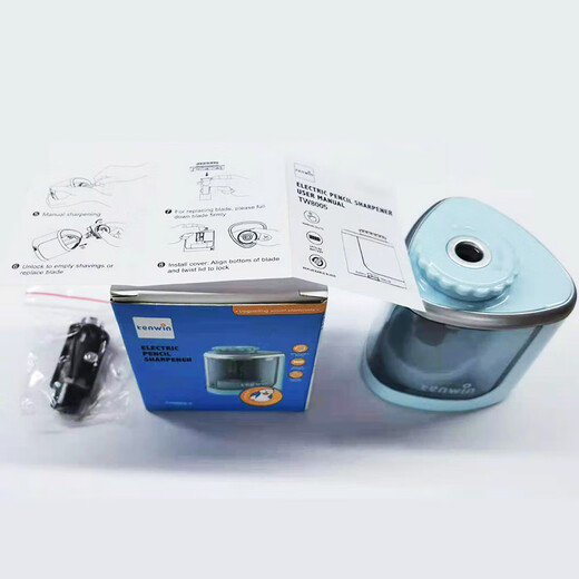 
Astronomy; TEN-WINtenwin electric pencil sharpener creative mushroom head children's stationery semi-automatic pen cutting machine Blue TW8005 - English tenwin