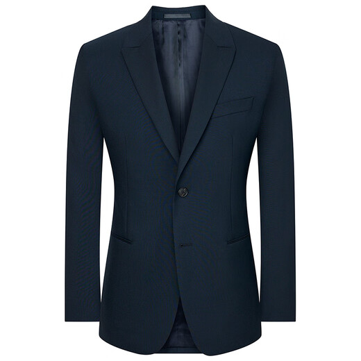 Angel Bird Suit Men's VBC Imported Autumn Men's Wedding Formal Wear 100% Wool Suit and Trousers for Men Twilight Blue 48 A(175/96) /Please note waist or pants