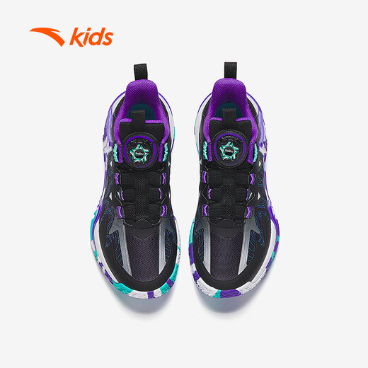 ANTA children's sports shoes for boys 2026 spring wear-resistant practical cushioning knob reverse scale basketball shoes A12511108J