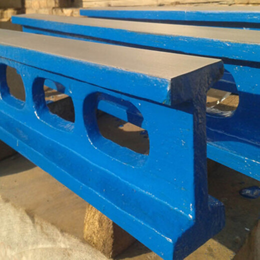 Ji Litian cast iron flat ruler custom-made inspection and measurement marking parallel ruler high-precision detection I-shaped ruler measuring I-shaped flat ruler 5000mm