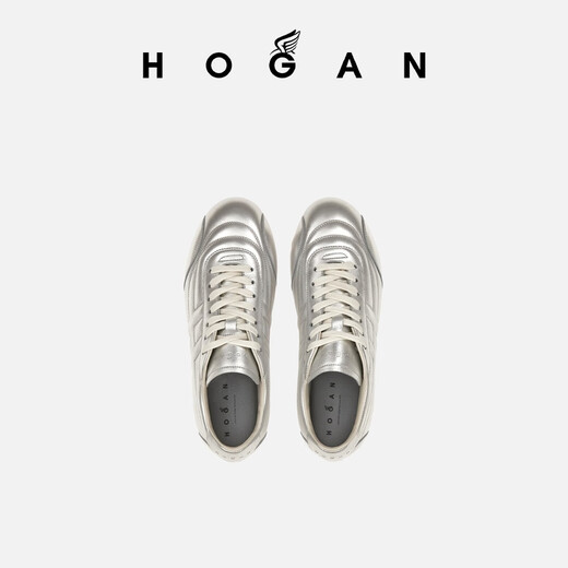 Hogan [HB] Chaussures féminines Earnom Automne Nouveau coureur H693 Chaussures plates simples à la mode