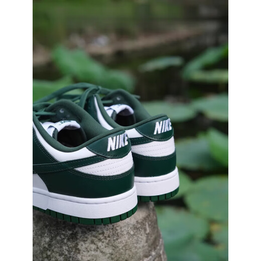Nike (Nike) Dunk Low Retro White и Green Low Top Sports и Casual Board Shoes DD1391-101 DD1391-101 Белый и зеленый 36,5