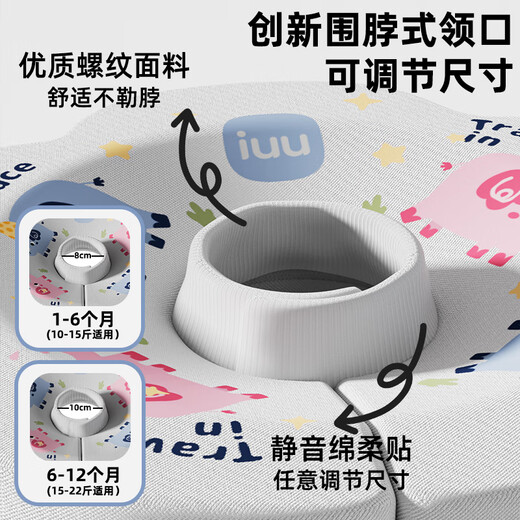 iuu婴儿游泳桶免安装 儿童洗澡桶 可折叠泡澡桶家用新生儿游泳池浴桶 【免安装-透明】巨无霸+礼包 母婴级面料，耐磨稳固防变形