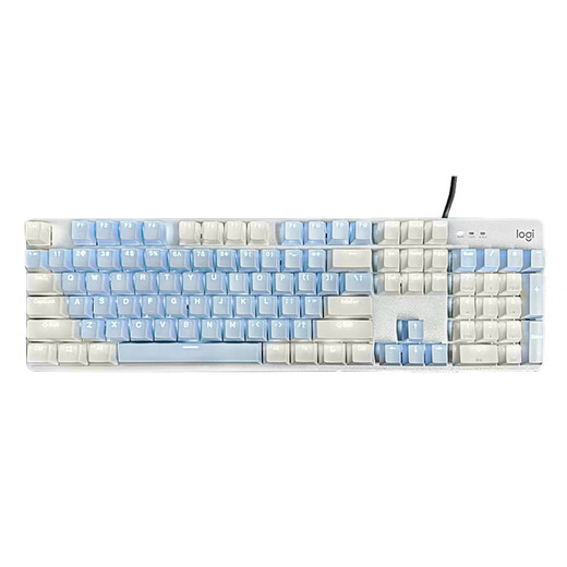 
Hewu mechanical keyboard K845 wired blue and white double-paired powder for girls fashionable and simple high-value office pink and white double-paired + G102 official standard No 104 keys red axis