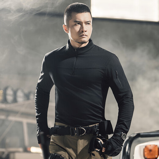 Dragon Tooth third generation defender lightweight stand-up collar fleece sweater warm jacket men's outdoor leisure sports slim tactical jacket abyss blue M 175/96A 141-156Jin Jin is equal to 0.5 kg