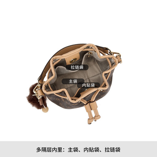 Red Dragonfly Bag Women's Bag 2025 New Bucket Bag Crossbody Single Shoulder Handbag Bag Gift Gift Box for Girlfriend's Birthday Gift Box