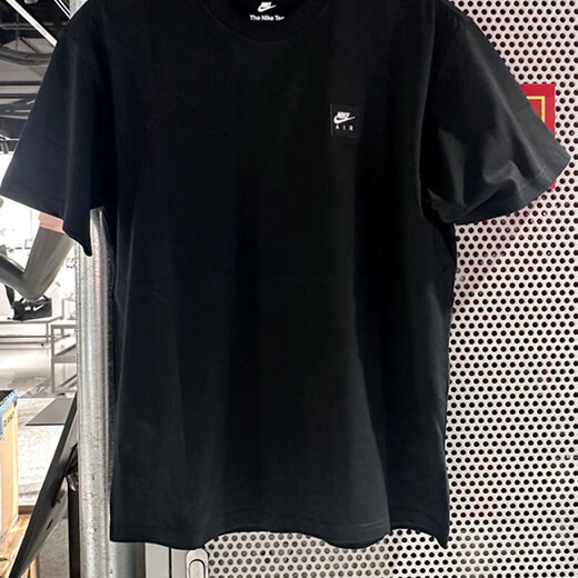 耐克（NIKE）短袖男装夏季新款跑步训练运动服透气休闲圆领时尚T恤HQ9249-010 HQ9249-010/背后AIR印花 S