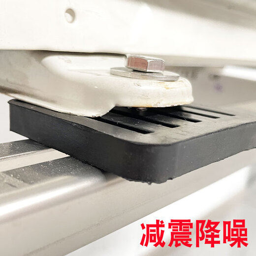 Crazy wheat air conditioner outdoor unit shock-absorbing pad rubber base bracket air damping shockproof silent soundproof artifact foot pad universal 4 pack square air conditioner outdoor unit shock-absorbing pad