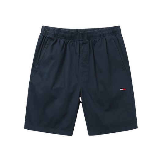 Tommy Hee Kelly American Tommy's new summer men's casual shorts cotton sports pants loose beach five-point pants trendy 9215 dark blue + 9215 navy blue 2 packs L (recommended 120-130 Jin [Jin equals 0.5 kg])