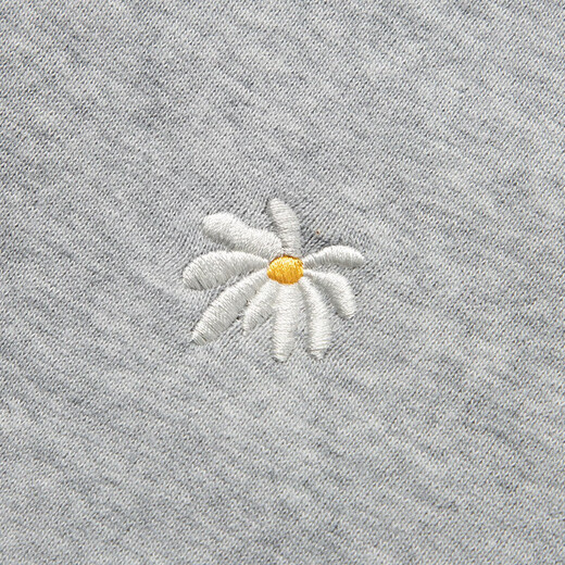 彪马（PUMA）套装棉女 刺绣LOGO时尚花卉针织运动服圆领卫衣套头衫长裤休闲裤 灰色上下套装/内里毛圈 XS