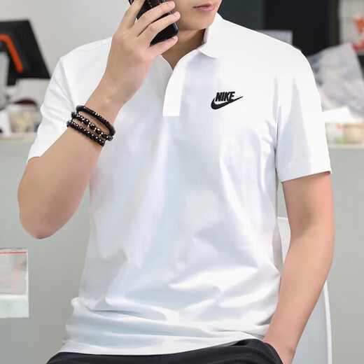 耐克（NIKE）官方舰店T恤男装 新款运动服高尔夫休闲跑步短袖翻领透气POLO衫 FN3895-100 M