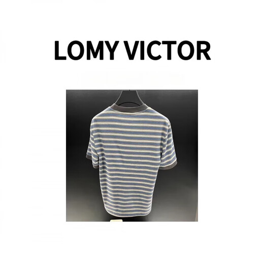 Fr.yh.zhlomy Victor European Station Top Luxus Sommer Neues T-Shirt NZN1396 STRIPE M [90-110]