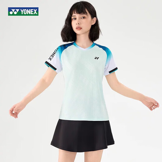 Yonex Yonex New National Badminton -Wettbewerbsuniform für Männer und Frauen Licht und atmungsaktiv 6296 Männer (weiß) 2xl