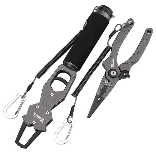 Nouveau dispositif de commande d'échelle de courroie en alliage en aluminium 360 Rotary Hook Picker Ligne Coupte Fishing Alutres