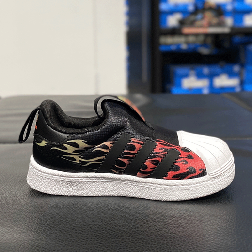 阿迪达斯（adidas）三叶草小童鞋 春夏新款ins潮时尚贝壳头透气运动鞋低帮耐磨休闲鞋 EG9215 20 /4K/115mm