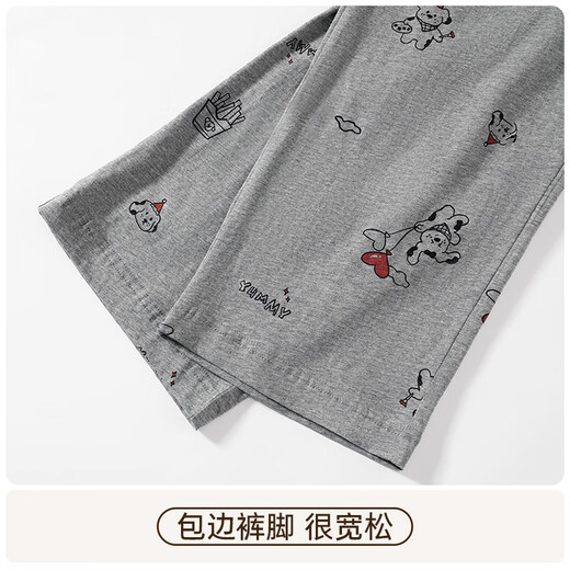 
Marienza 100% pure cotton pajama pants for women in spring and autumn, 2025 new soft breathable trousers single pants large size home pants