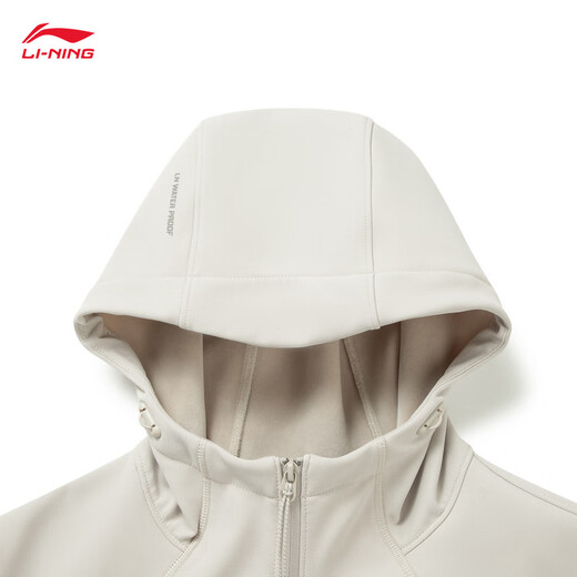 Li ning ajoute le ventre de vent de sport à l'eau chaude en velours pour les femmes 2025 veste de sport de mode automne et hiver afdve78