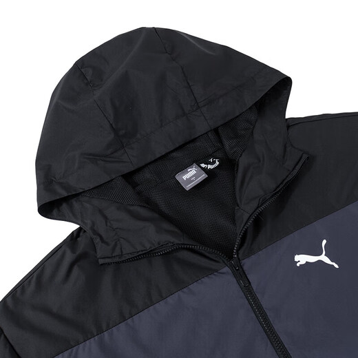 彪马（PUMA）女装2025春夏新款健身训练服梭织连帽夹克运动外套休闲跑步防风衣 684108-01 XS