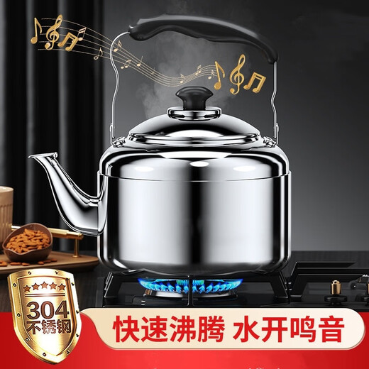 Wilkie open fire kettle gas stainless steel kettle gas stove gas stove kettle soup kettle household induction cooker special kettle (20*13cm) 4L