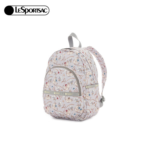Lesportsac Lebosi New TRENDY Series Full Print Cat Large Capacity Commuter Computer Backpack Gift for Girls Sweet Sleeping Dream