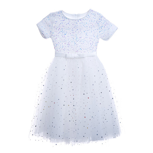 Fuling 61st host girl dress princess skirt kindergarten graduation performance costume piano flower boy puffy gaze skirt chorus 9922 pink crown 110 wear about 25 to 33 Jin [Jin equals 0.5 kg]