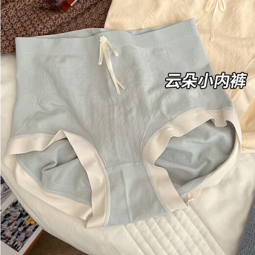 王者胜者 KING WINNER莫代尔高腰内裤女女生简约2025新款少女收腹舒适纯色休闲透气无痕 5-9930-奶咖灰+樱草黄+抹茶绿(3 3条 M (85-110斤)