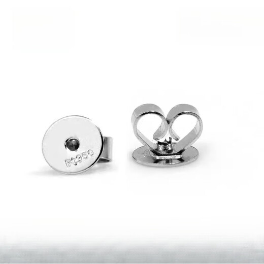 Nilan Fat Donglai same style pt950 platinum earplugs PT950 earrings ear stud accessories DIY platinum earplugs women's lace lace@single