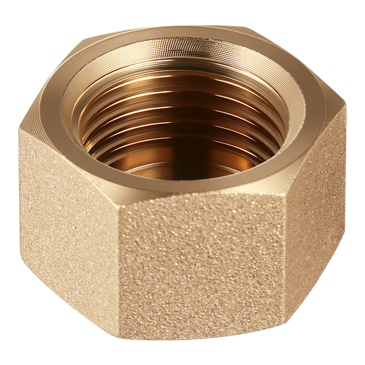 A beautiful brass thickened 4-point inner and outer wire water pipe plug, four-point triangular valve plug cap, faucet plug, explosion-proof 20 bulkhead, extra thick 4-point internal wire plug, copper color