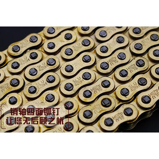 芒芒适用宗申赛科龙RX1摩托链条链盘套装ZS15051大小飞牙盘链轮三 提速三件套14齿41齿黄金链条