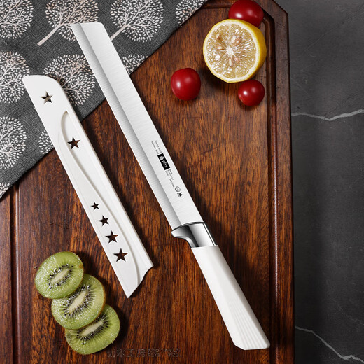 派莱斯加长水果刀西瓜刀家用切西瓜刀水果店专用大号瓜果刀带刀鞘