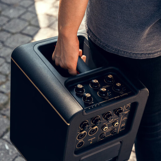 Positive Grid Spark Edge smart electric guitar speaker with effector outdoor rechargeable acoustic guitar playing and singing bass speaker Spark EDGE black 65 watt + rechargeable battery