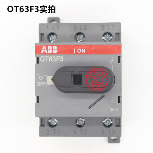 ABB isolation switch OT16F3 OT25F3 OT40F3 OT63F3 OT80F OT100F3 O 125A 3P