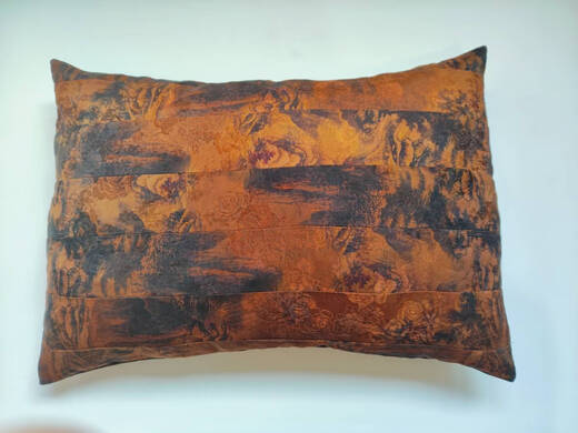MPPMCK Mulberry Silk Einer Schleier Patchwork Kissenbedeckung Push Cover Kissenabdeckung No Core 1048*48 cm