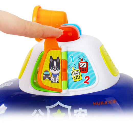 Huile toys Justice Police Car Children's Early Education Music Engineering Car Toys Baby Gift Huile toys Police Car HD698