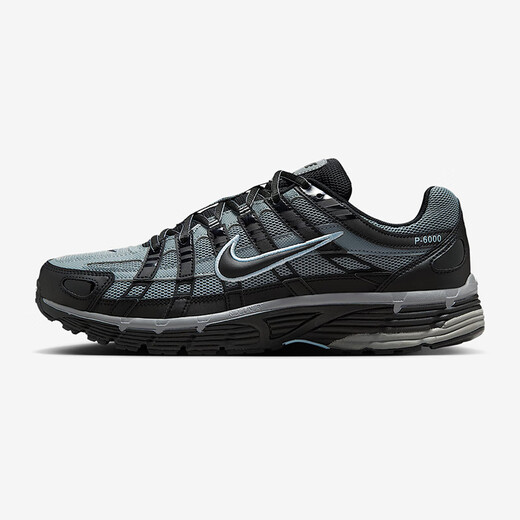 耐克（NIKE）休闲鞋男鞋2025新款夏季运动鞋P-6000老爹鞋减震跑步鞋FJ5443 IF6199-003黑/冷灰/天青石蓝 38.5