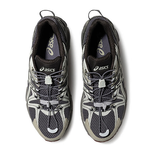 ASICS men's wear-resistant and breathable running shoes GEL-KAHANA 8 FL carbon black/grey 42