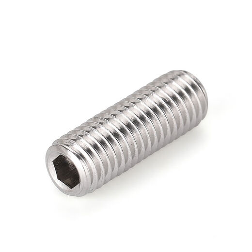 Taolige 304 stainless steel concave end tightening screw hexagon headless screw machine top wire M2M3M4M5M6M8M10 M3x12200 pieces