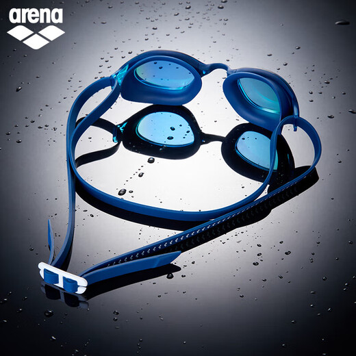 Arena swimming goggles ARENA LINE classic series fashion high-definition large field of view coated fitness swimming goggles pink and white (PKWH)