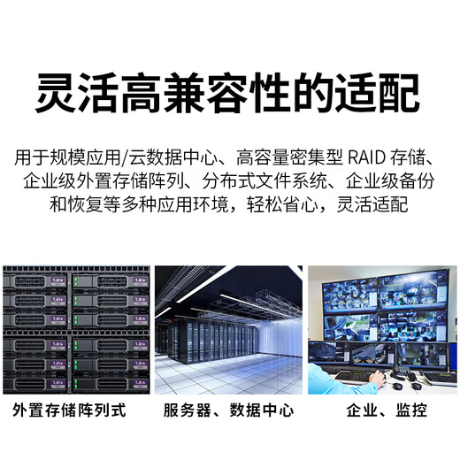 希捷服务器大华海康录像机安防1T2T3T4T6T8T10T台式监控专用机械硬盘 (监控专用) 10T NM001G 顺丰 12TB