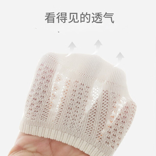 Kaninchen Big Wen Babyboden Socken Sommer dünne Mesh Männer und Frauen Baby Innenkindsocken Schuhe coole Kinderbootsocken Ohrhöhe Mesh Kurzrohrbodenboden Socken 4 Paare 0-1 Jahre