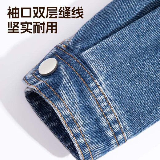 Baleno Children's Jacket 2025 Autumn New Trendy Fashionable Autumn Jacket for Boys and Girls Casual Denim Thin for Medium and Large Children