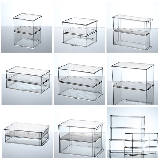 Yonghuan Mirror Cabinet Acryl Verschiedenes Schreibwarenzubehör Bleistiftspeicherbox Organisierende Kiste Schmal