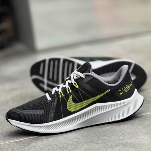 Nike (Nike) Quest 4 Men's Hethabless and Antry Daily Rose The Brote Shoes DA1105-003100 DA1105-100 Белый и красный 40,5