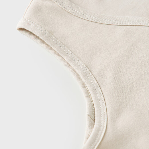 Tongtai (TONGTAI) baby vest spring and autumn pure cotton baby clothes double-layer thickened vest vest vest top white 66cm