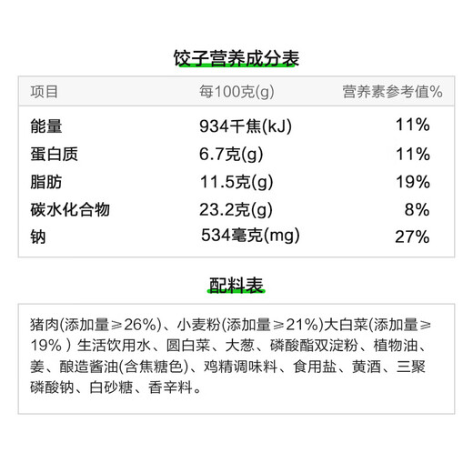
CP Zhengda, 718g of anti-fresh pork and cabbage dumplings (30 pieces + 3 dipping sauces) Breakfast and late-night snack Cooked dumplings