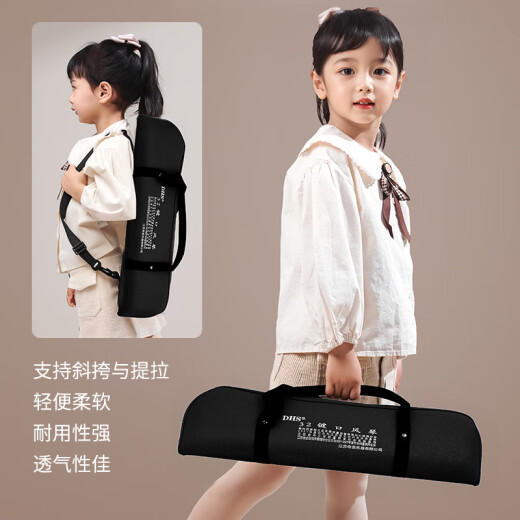 Qimei Klassenzimmer Musikinstrument 37 Key DHS Oral Organ Blau Oxford Stoffpack mit Blasrohrmündungsmaterial