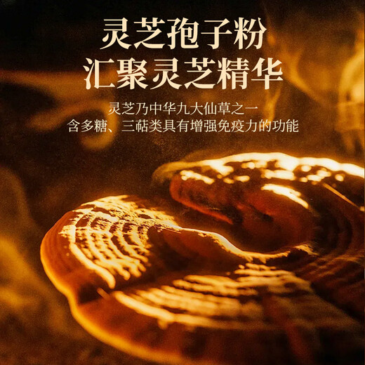 同仁堂【中华老字号】破壁灵芝孢子粉孢子油礼盒增强免疫力 营养保健品 【3盒礼赠】送礼推荐/增强免疫力