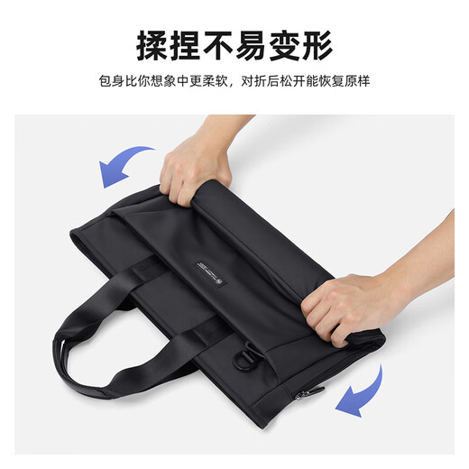 POLO briefcase men's business handbag men's 14/15.6-inch computer bag conference file bag business trip shoulder bag