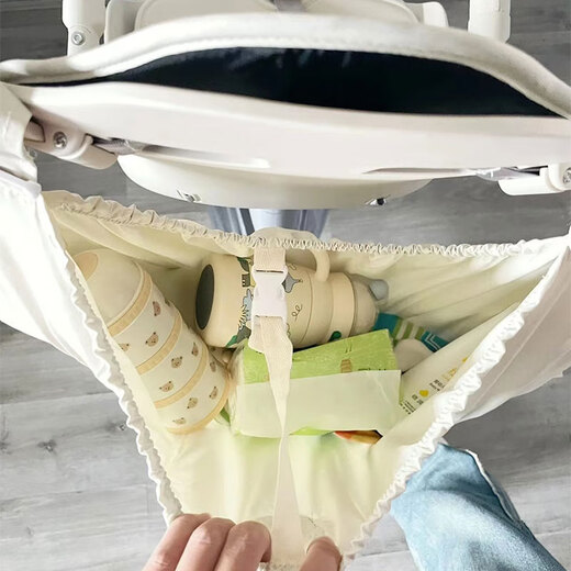 INS Corea Versión de la bolsa de almacenamiento de cochecito para botellas al aire libre, bolsas de almacenamiento de pañales, bolsas de almacenamiento de artefactos para caminar para bebés, bolsas colgantes de ardillas negras_ -40*70 cm