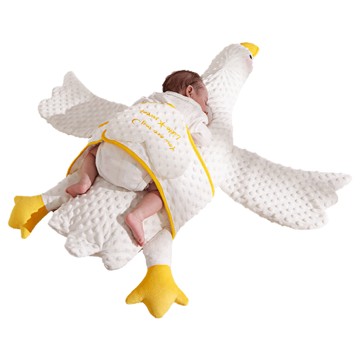 More Rabbit Big White Goose Baby Exhaust Pillow Baby Anti-flatulence Colic Sleeping Pillow Aircraft Cuddle Pillow Soothing Sleeping Magic Item